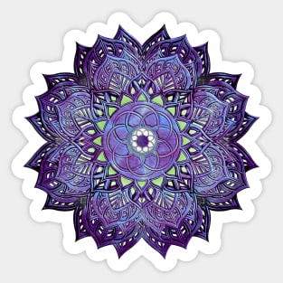 Celtic Mandala, purple Sticker